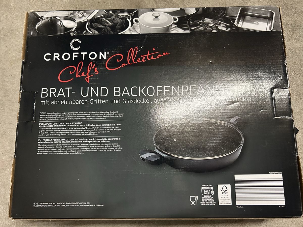 Padelle: Crofton Brat- und Backofenpfanne – Nuovo e nell'imballaggio originale da Aeschlen ob Gunten venduto da Maensch 1