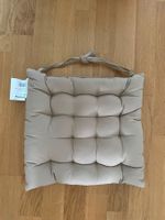3 Stuhlkissen Sitzkissen 40x40 cm Beige wie neu