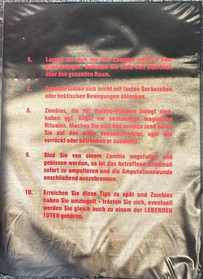 Tutti i DVDs: Zombie Survivor Set - 4 Filme DVD Box – Usato da Beringen venduto da Mantafisch1 6