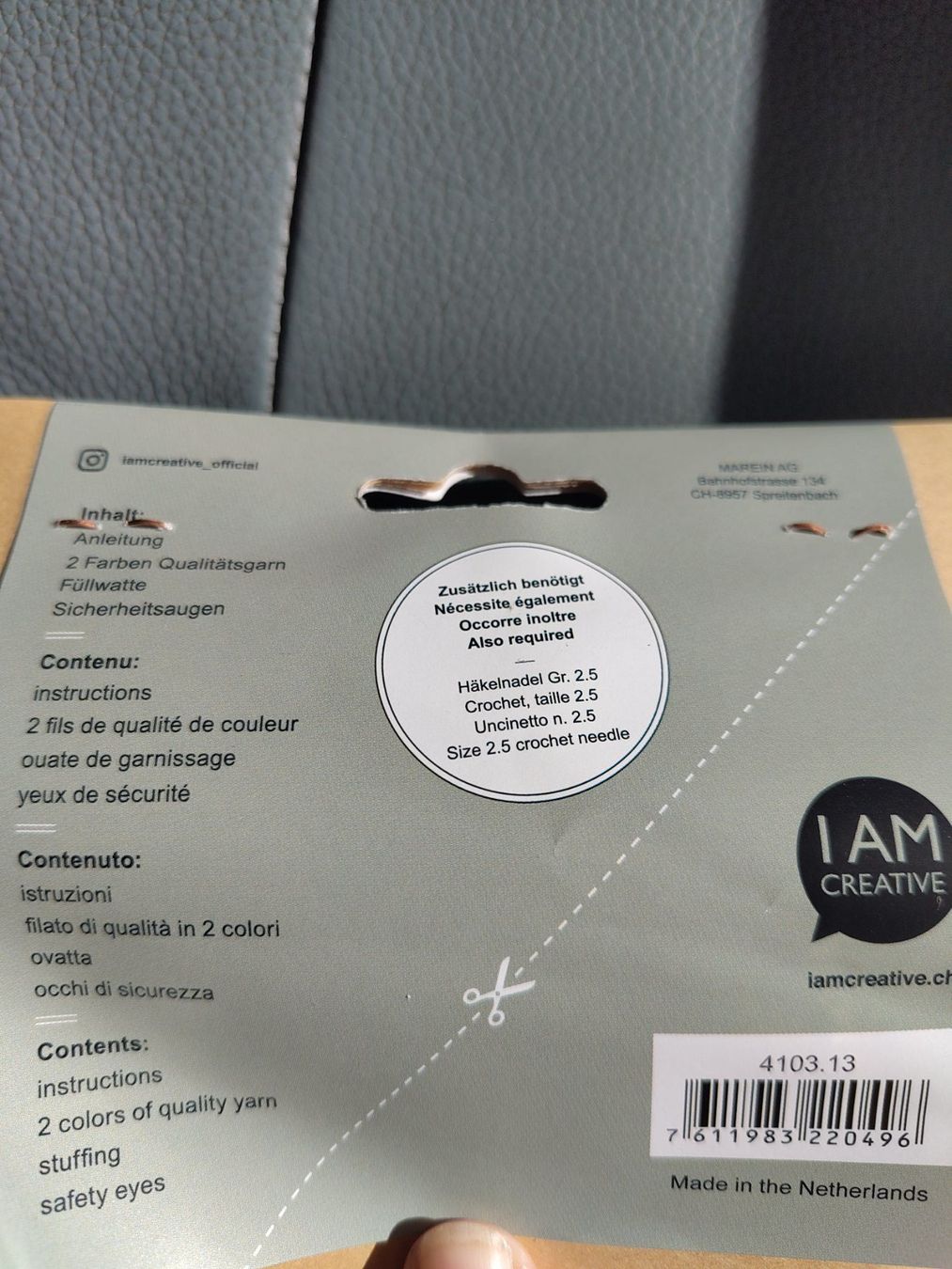Kit bricolage: 1 Häkelset Teddybär Neu Set – Nuovo (secondo la descrizione) da Leuggern venduto da Pummi19 2
