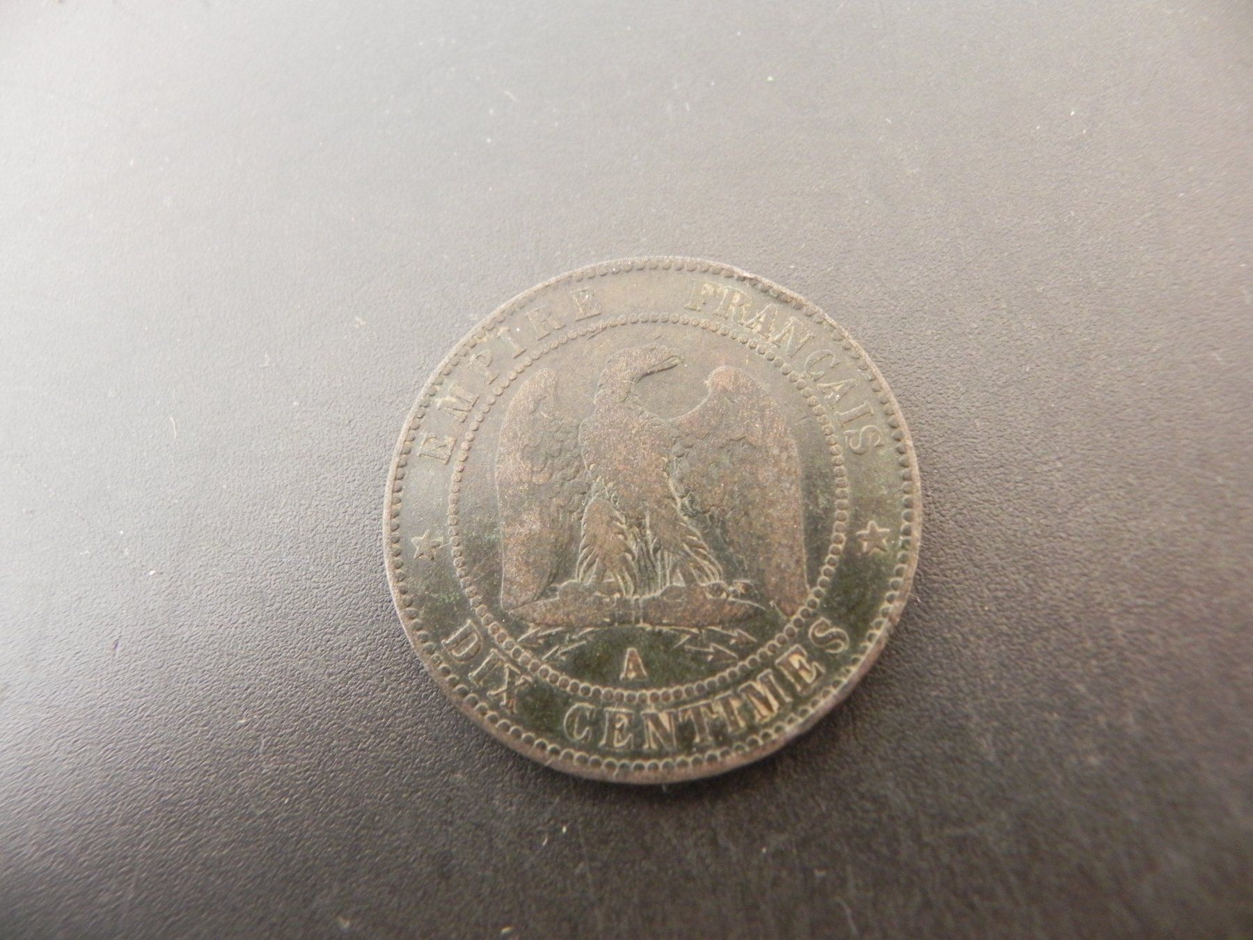 Tutti le monete: France 10 Centimes 1855 A – Usato da Biel/Bienne venduto da Gogolozi 1