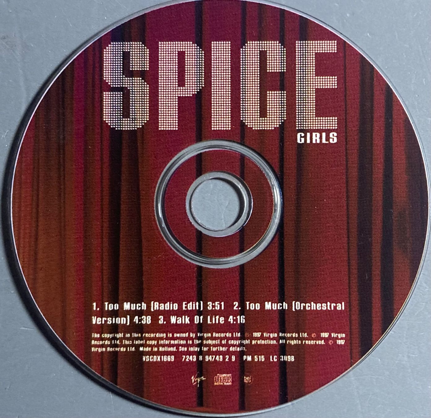 CD: SPICE GIRLS - TOO MUCH – Usato da Poliez-Pittet venduto da Newtown-Records 2