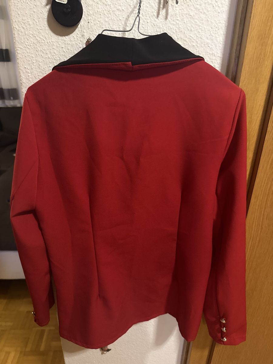 Completi & Tailleur: Rote Hose mit Streifen & Blazer Set, Grösse 38/M – Nuovo (secondo la descrizione) da Hochdorf venduto da a.patricia 1