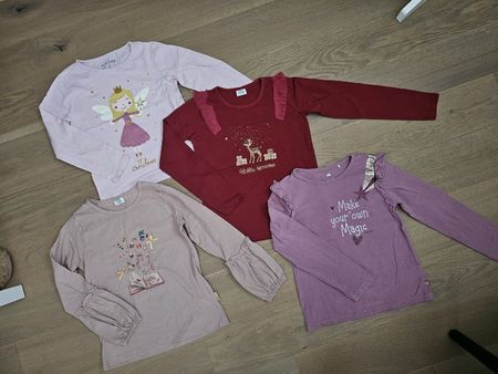 superschönes Set Shirts Mädchen 116/122