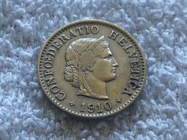 5 centimes/rappen 1910