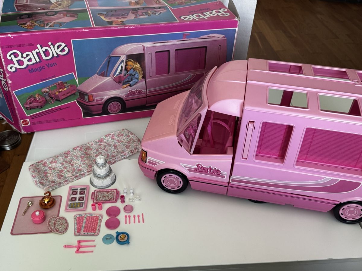 Mattel Spielhäuser: Barbie Magic Van / Vintage 1990er mit OVP – Gebraucht aus Bern von Kim_456