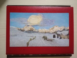 AK Kunst Segantini Maxi Karte 3. Teil Triptychons