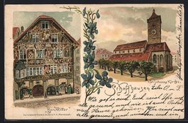 Litho Schaffhausen, Teilansichten Zum Ri