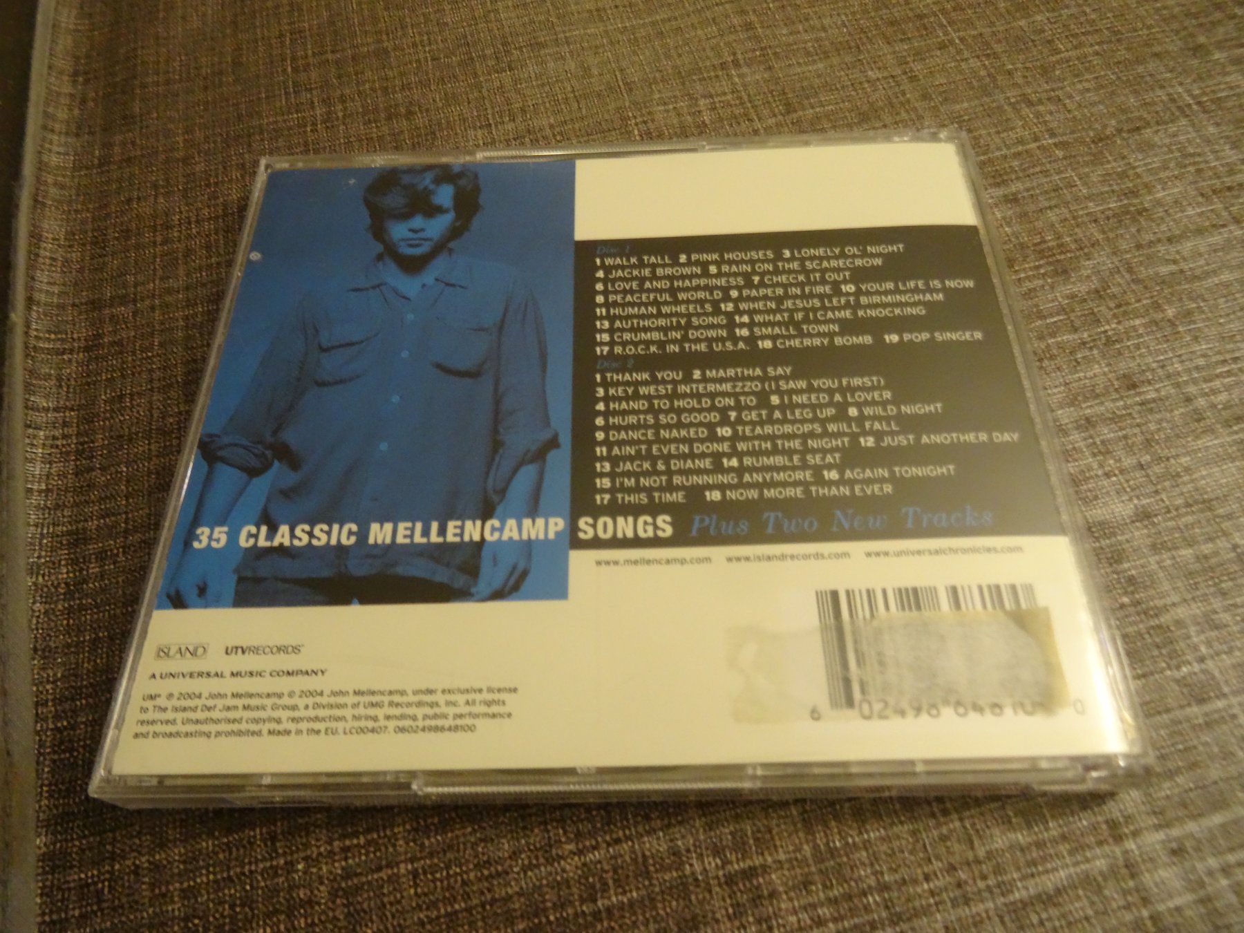 CD: John Mellencamp's Greatest Hits 2CD – Usato da Olten venduto da Disc-Ausverkauf 1