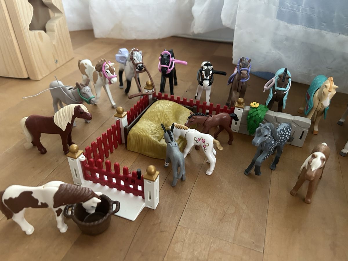 Playmobil Giocattoli: Playmobil Pferde und diverses Zubehör – Usato da Wagen venduto da Ramona01