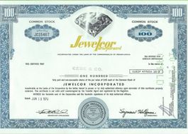 Jewelcor Incorporated, 1972