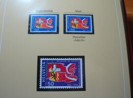 Abart 150 Jahre Genf eidg.1964**, "Plattendehler Adler-Ei"