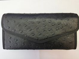Elegantes schwarzes Servier Portemonnaie