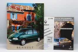 Renault Espace 1996 Prospekt + Preisliste
