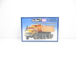 Kibri H0 14025 Mercedes-Benz Meiller Rundhauber Sattelkipper