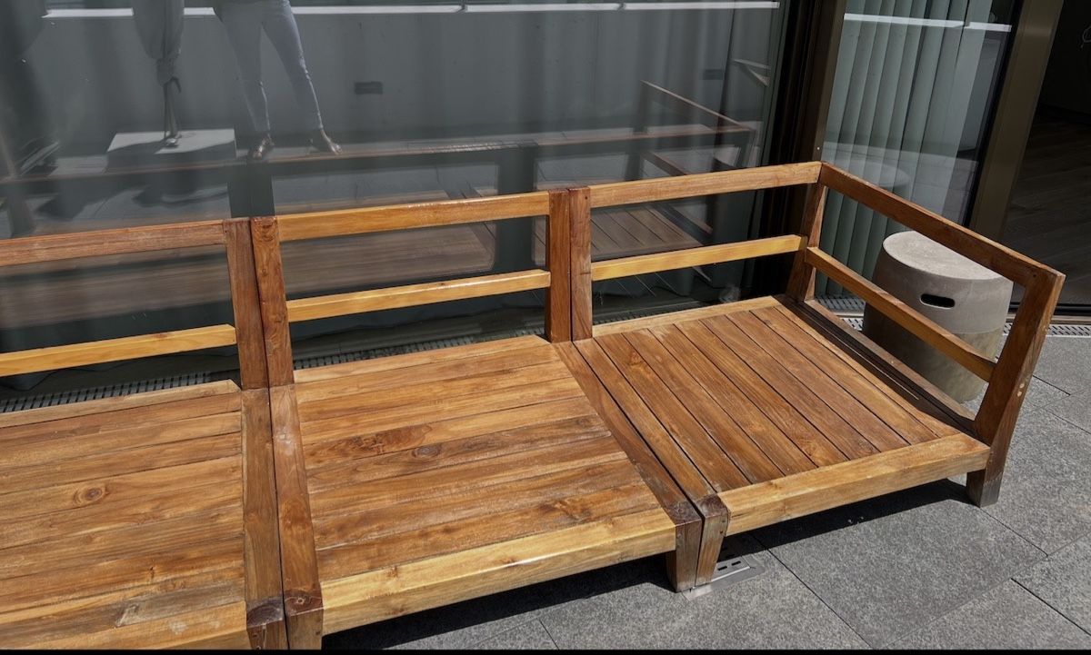 Divani: Hampton Lounge aus Holz – Usato da Uetikon am See venduto da liah22 5