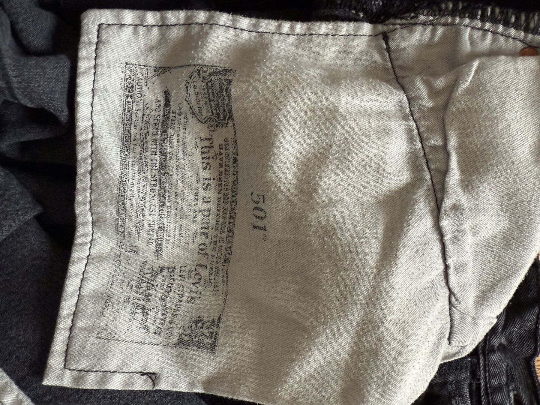 Levi's Jeans: Levis Jeans 501 Vintage – Usato da Luzern venduto da Mamutpe 3