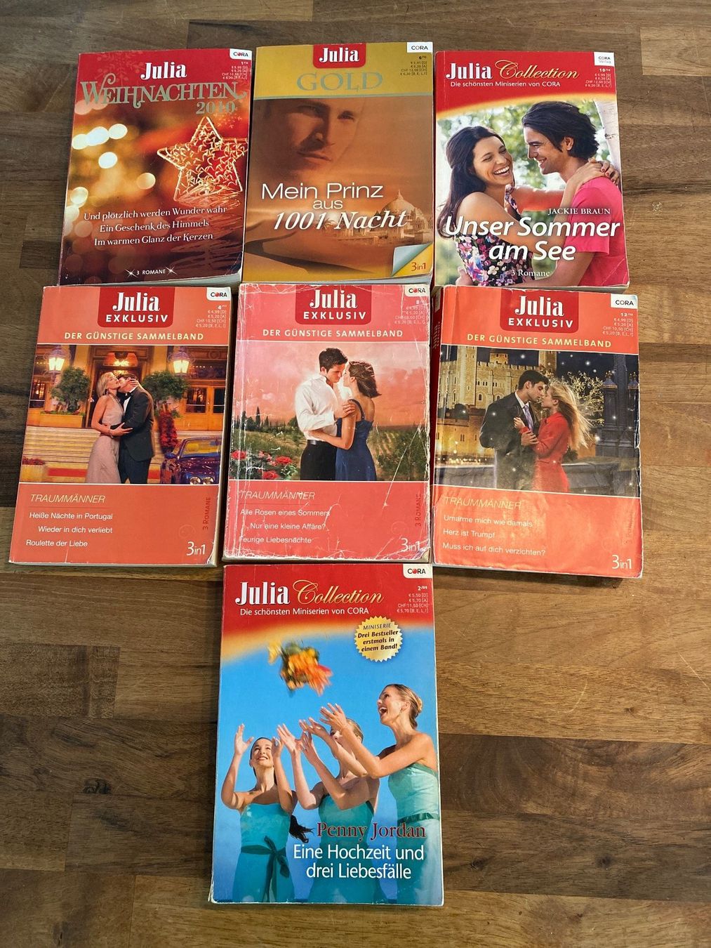 Bücher: 7 Bücher, 21 Liebensgeschichten Julia – Gebraucht aus Malters von Basteln 1