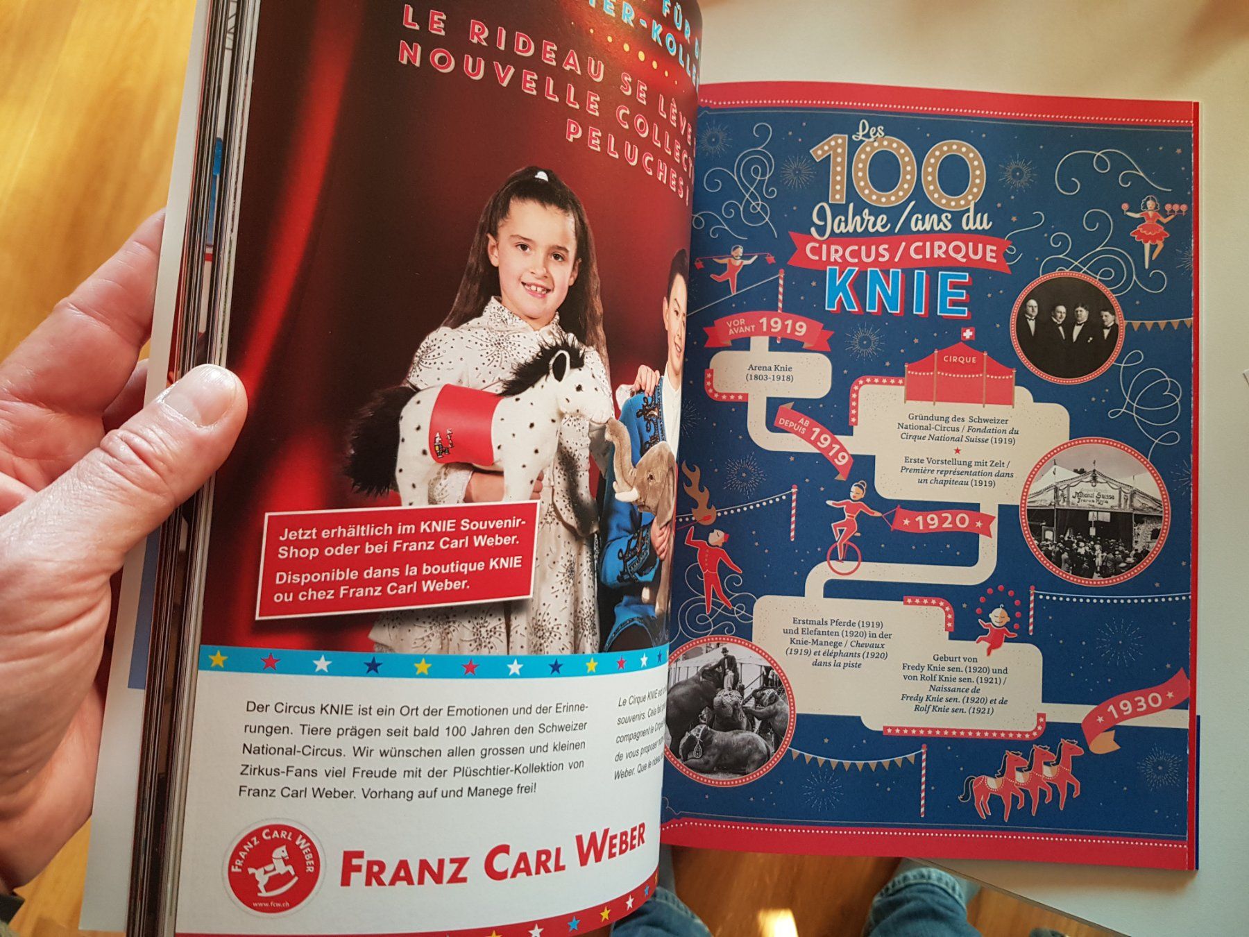 Libri: Katalog Zirkus Knie Jubiläums Programm Buch 2019 – Usato da Walterswil BE venduto da Lonitti 1