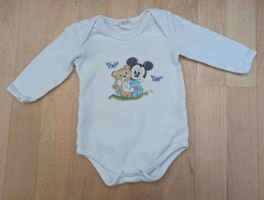 Süsser Baby Langarm-Body mit Mickey Mouse - Gr. 62