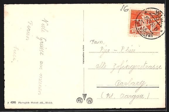 Cartoline postali: AK Wil /SG, Gesamtansicht mit Kirche – Usato da Berlin venduto da bartko-reher 1
