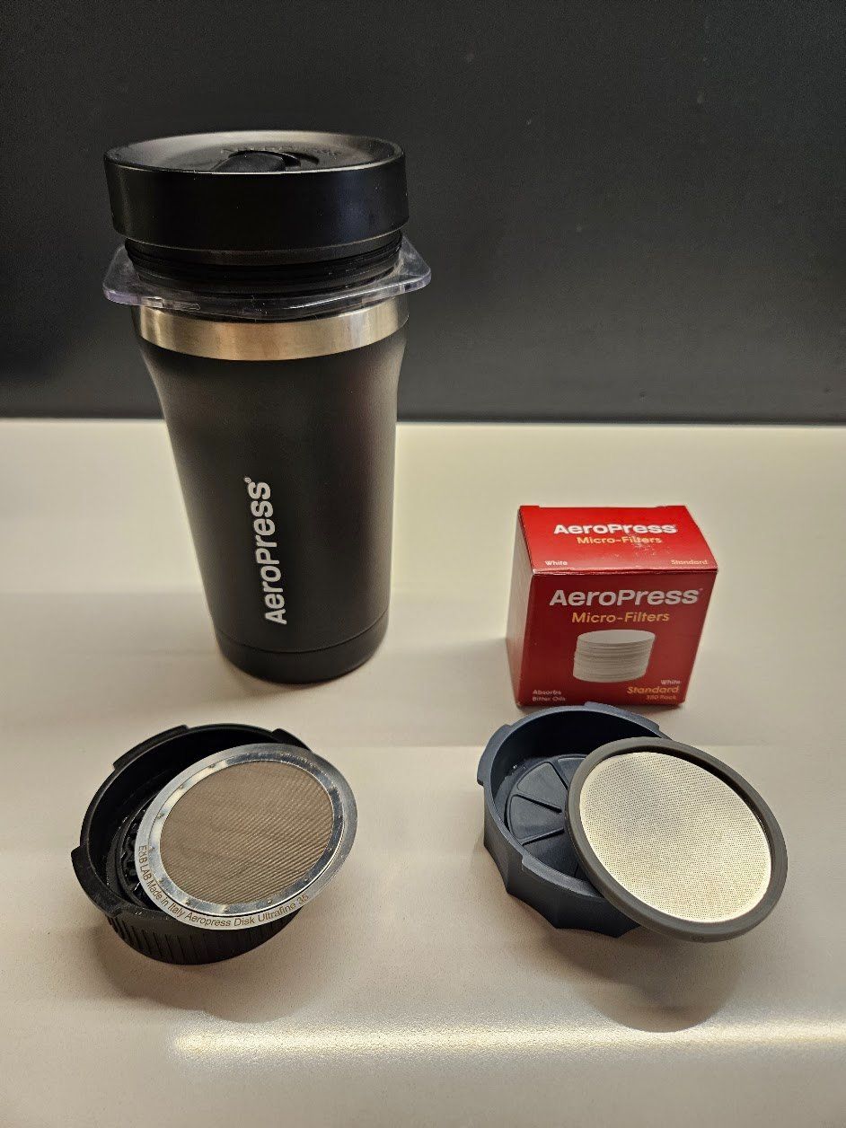 Macchine per caffè & Macchine per espresso: Aeropress Go Plus, with extras – Usato da Luzern venduto da hexagon 2