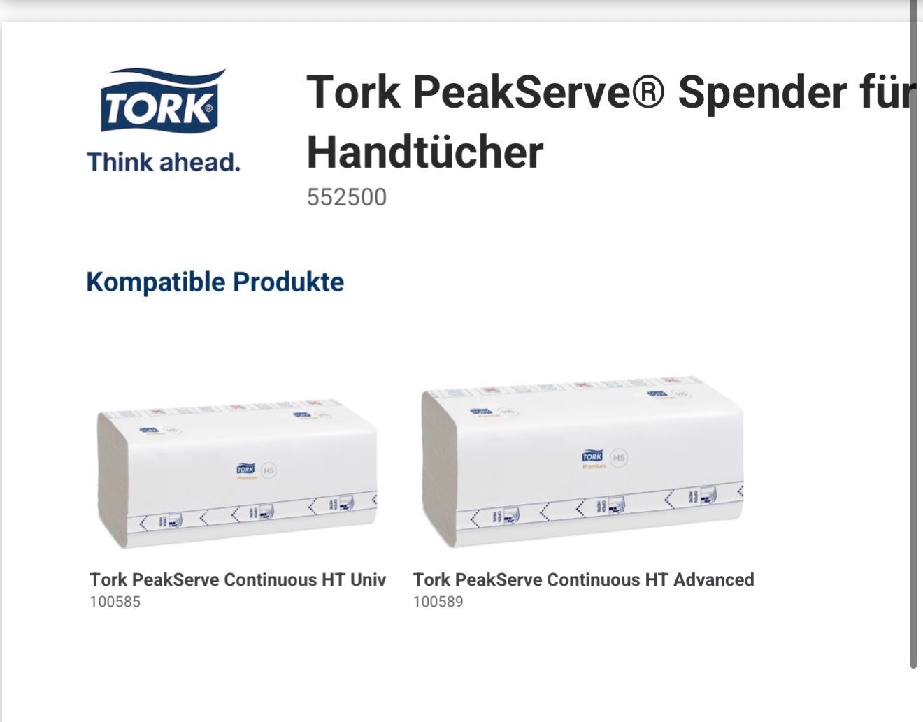 Handtuchhalter: neuer Tork 552500 Towel Dispenser – Neu und originalverpackt aus Necker von liq24 6