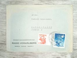 TR82 Enveloppe + Timbre Autriche 1949