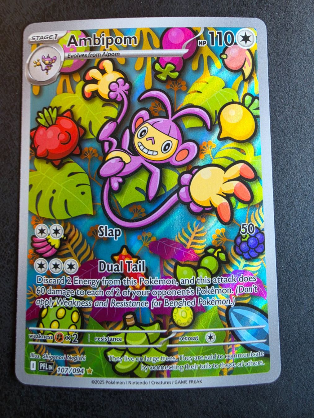 Pokémon Carte collezionabili: Pokemon Ambipom EN 107/094 – Usato da triesenberg venduto da wisi369