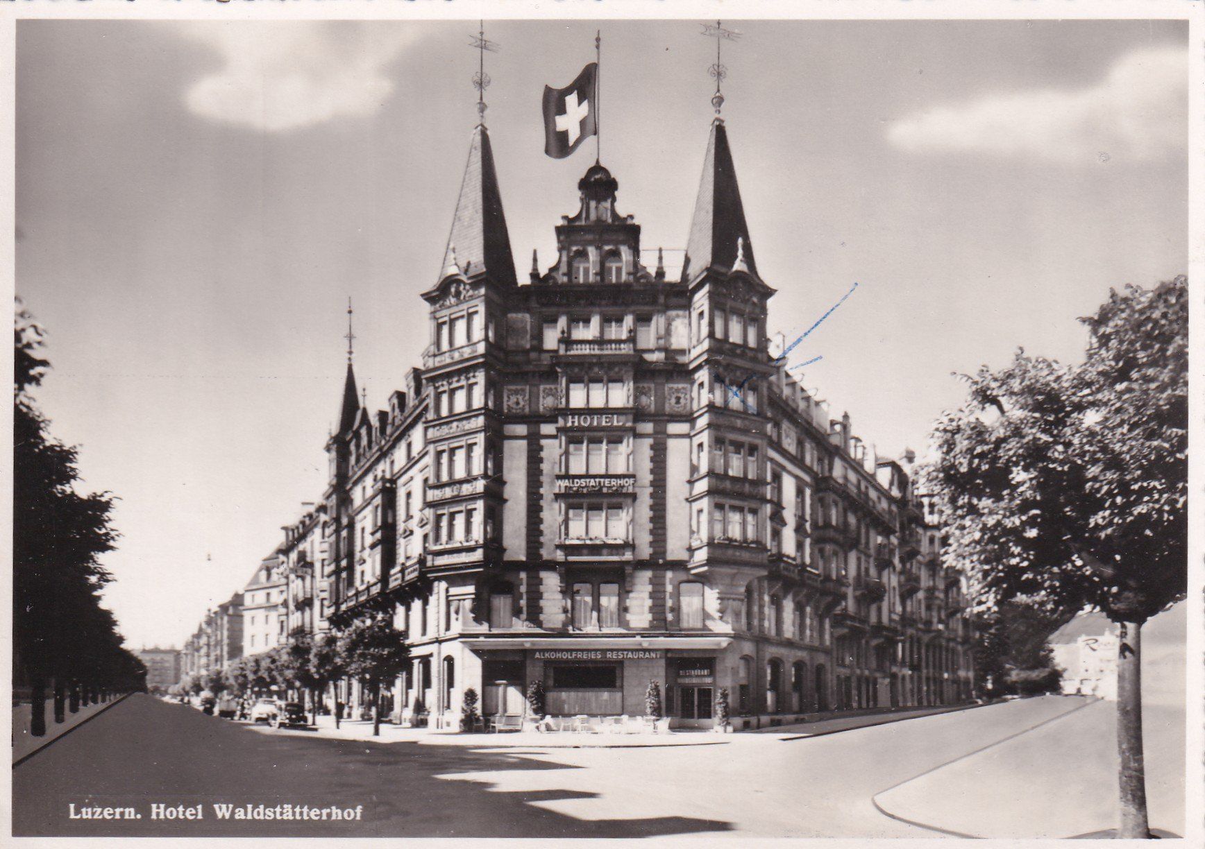 Cartoline postali: Luzern Hotel Waldstätterhof 1962 – Difettoso da Cormoret venduto da Pascalll2001