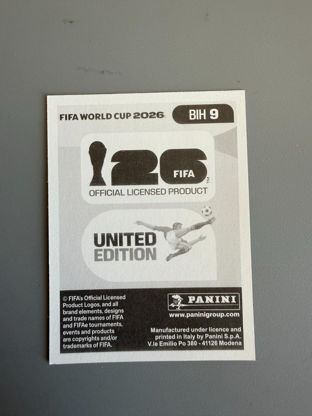 Panini Carte collezionabili: Panini Benjamin Tahirovic BIH9 – Usato da Liebefeld venduto da Ronaldo-1996 1