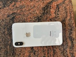 Smartphone Apple iPhone X weiss gebrauchter Zustand