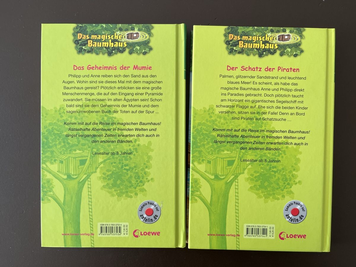 Bücher: Das magische Baumhaus Buch 3 und 4 – Neu (gemäss Beschreibung) aus Lommiswil von Cabrio1 1