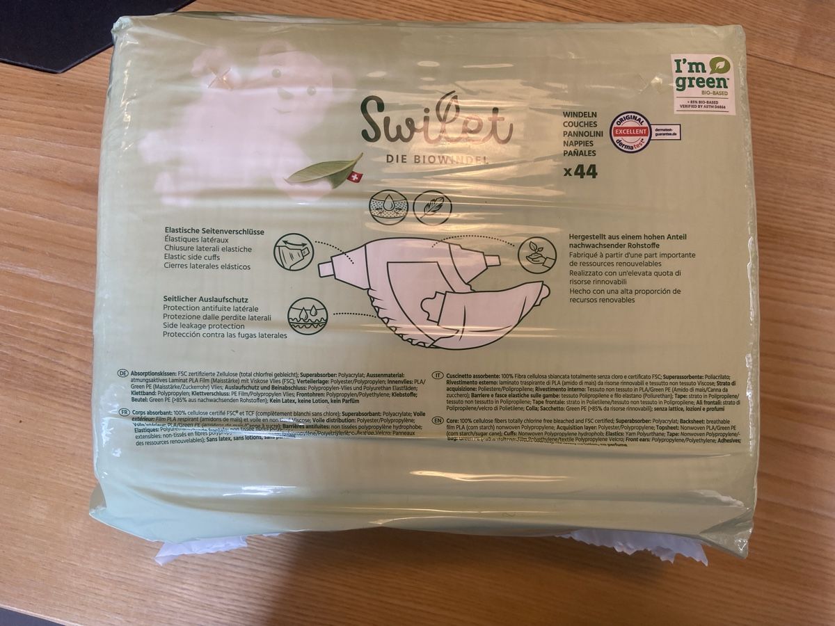 Secchi per pannolini & Pannolini: Swilet Biowindeln Grösse 3 – Nuovo e nell'imballaggio originale da Wasen im Emmental venduto da Jomaga 2