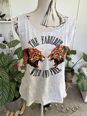 Sommer Tank Top mit sexy Rückenausschnitt, Grösse S/M