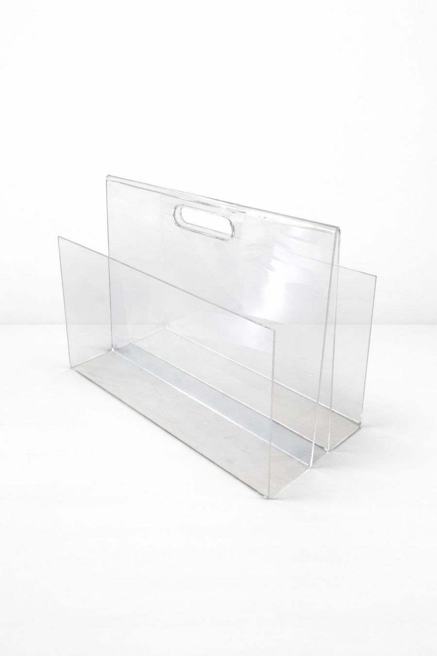 Sonstiges Zubehör: Vintage Clear Acrylic Magazine Rack – Gebraucht aus Zürich von TrainLine