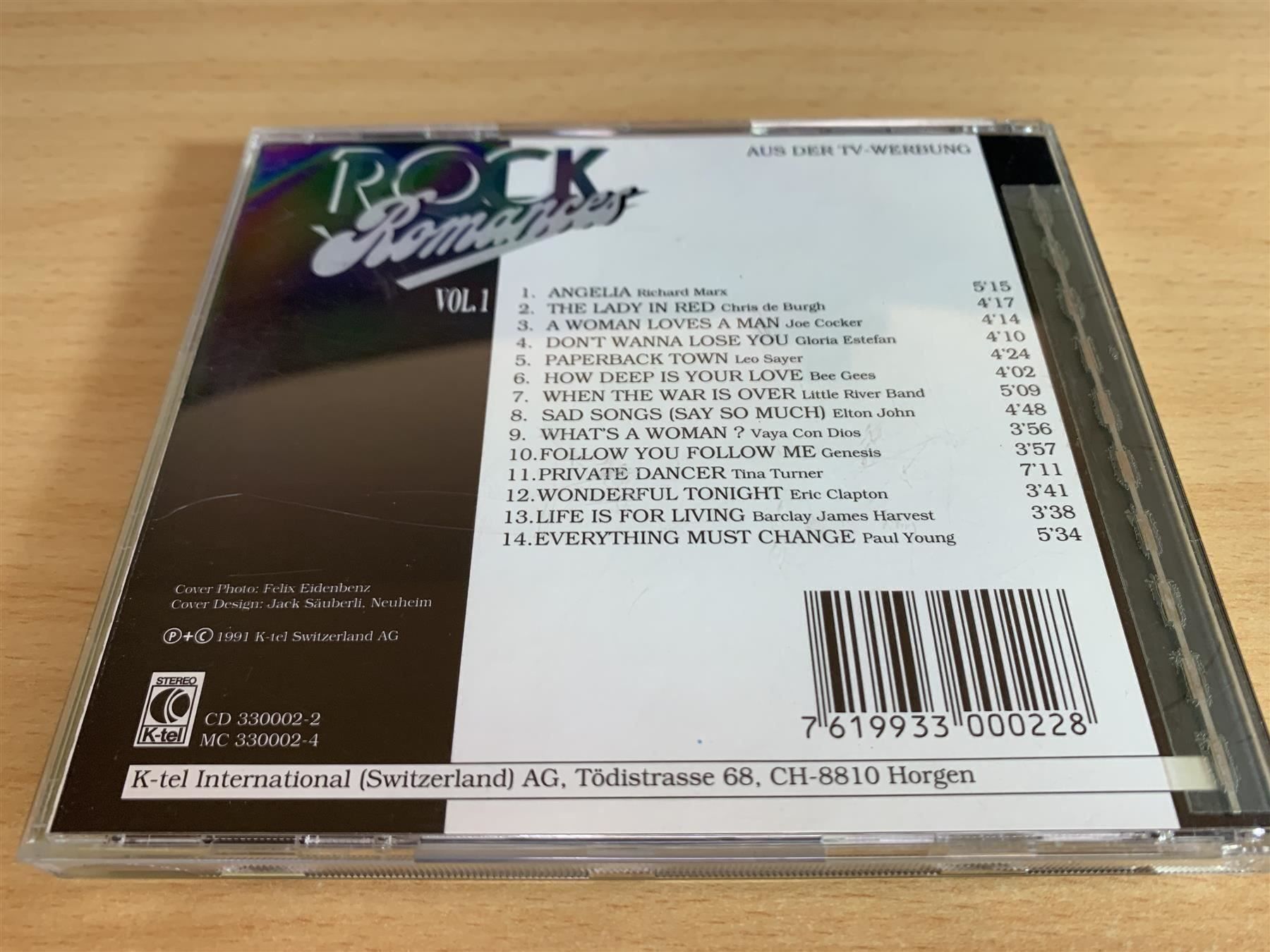 CD: Rock Romances Vol. 1 – Usato da Rikon im Tösstal venduto da Alpenmutz 1