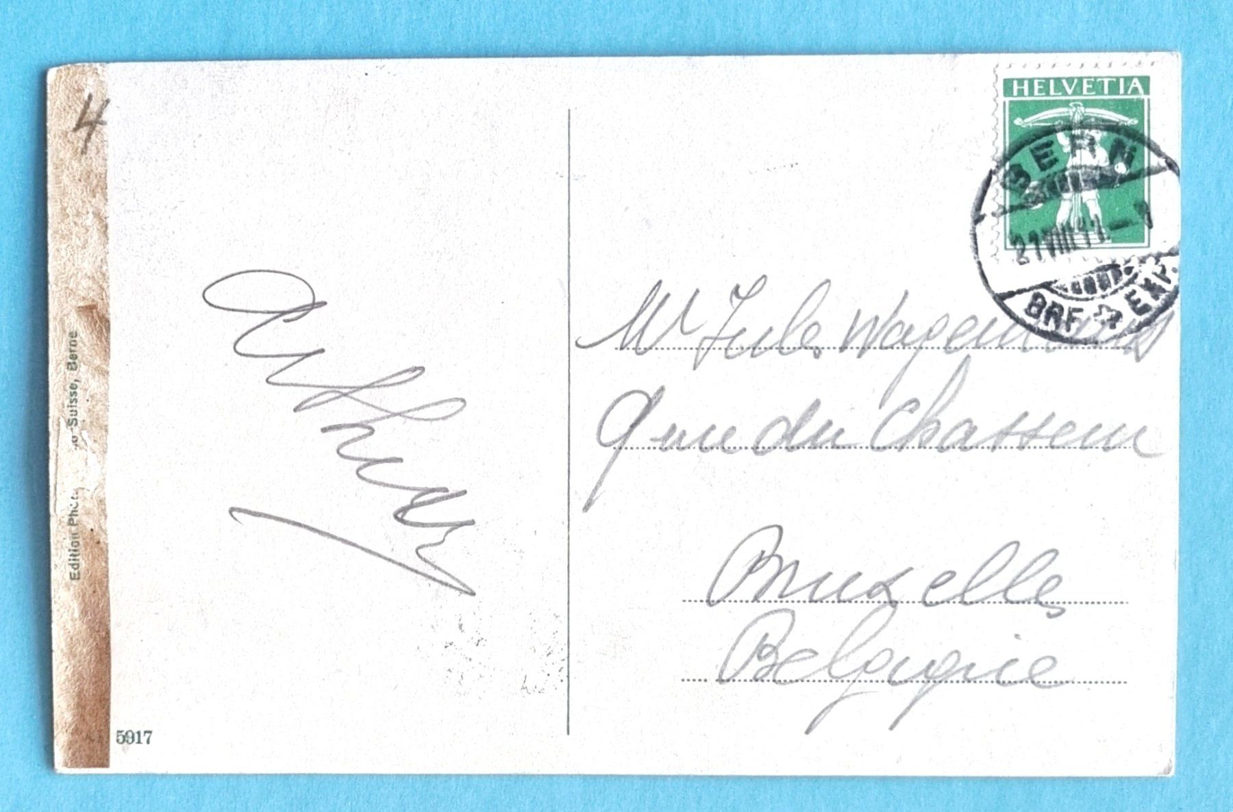 Cartoline postali: Bern - Parlamentsplatz - Wochemmarkt - 1911 – Usato da Rothrist venduto da RROENK 1
