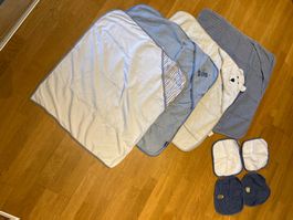 4 Kaputzentücher für Babys