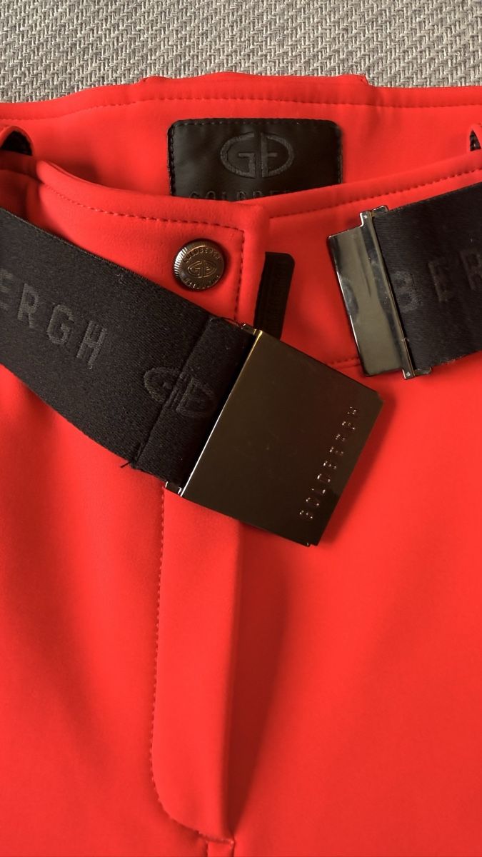 Goldbergh Pantaloni: Goldbergh Rote Skihose ||Größe 38 |! – Nuovo (secondo la descrizione) da Kilchberg ZH venduto da nad_6dwp 9