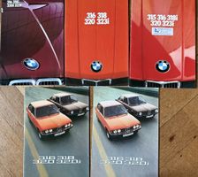 KONVOLUT 5 BMW Prospekte 3er Serie 1975 1976 1977 1981 +