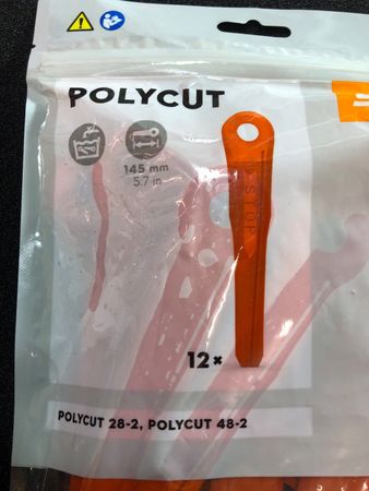 Satz Kunststoffmesser für PolyCut 12-2, 28-2, 48-2