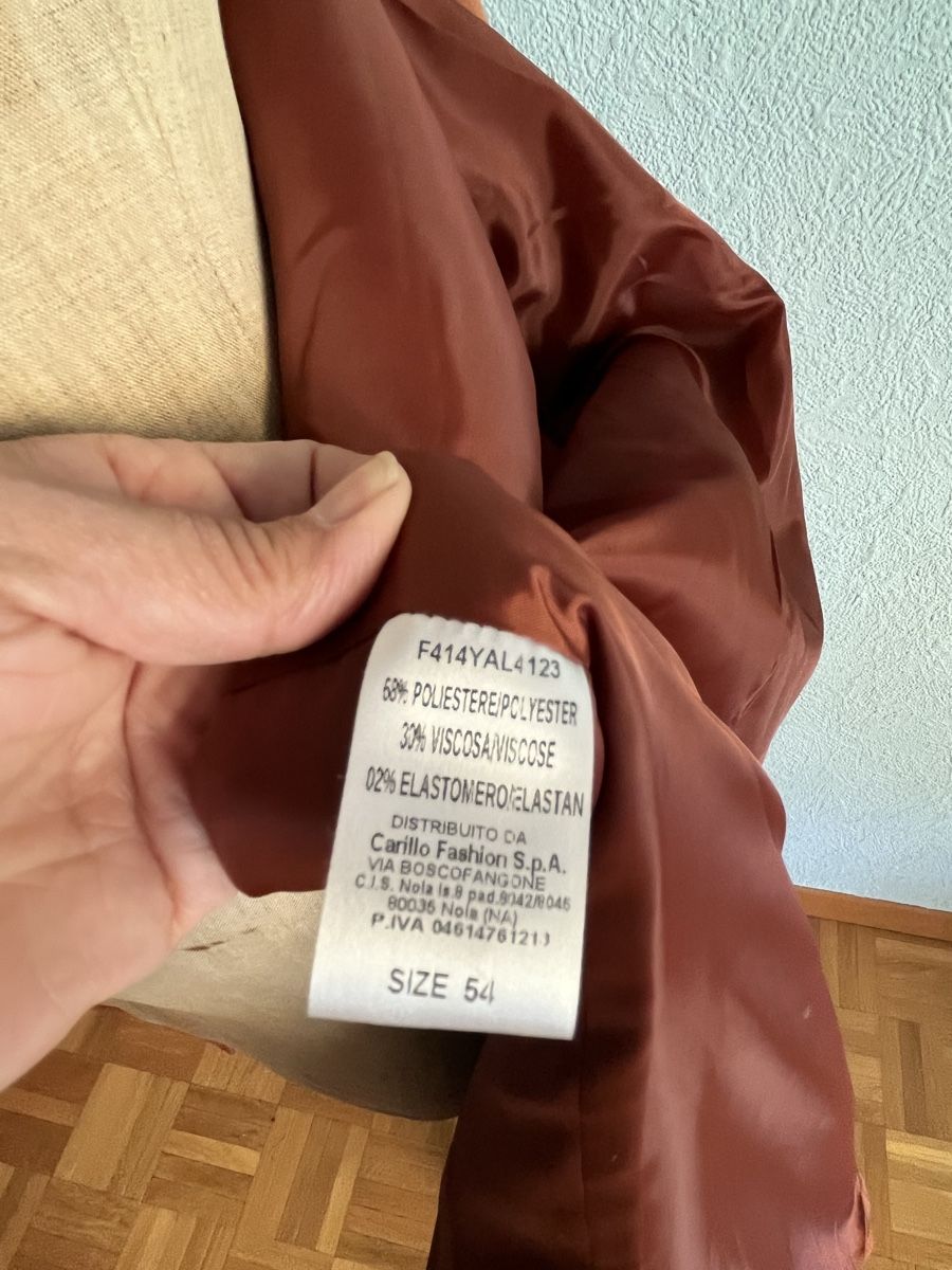 Cappotti: Superbe manteau orange rouille t 46 – Nuovo (secondo la descrizione) da Genève venduto da ct_fqr8 5