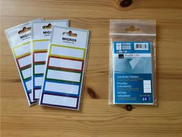 Migros Coop Klebeetiketten, Selbstklebeetiketten, Neu!