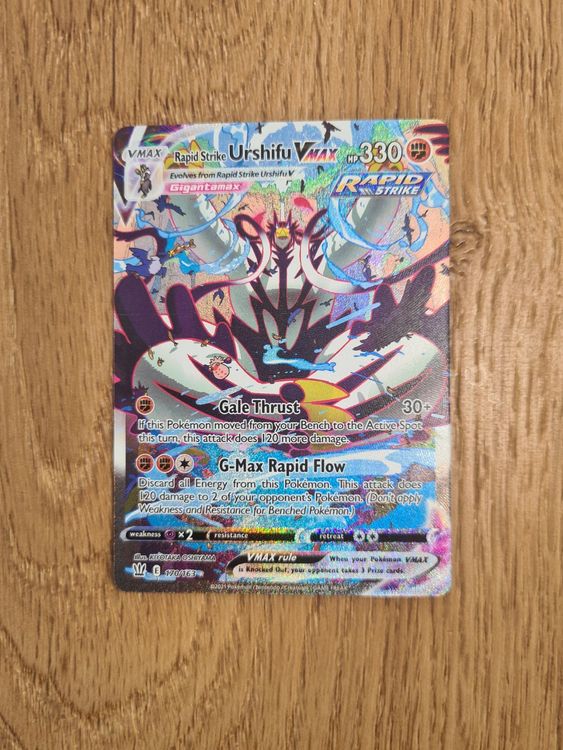 Rapid Strike Urshifu Vmax Alt.Art 170/163 Kaufen auf Ricardo