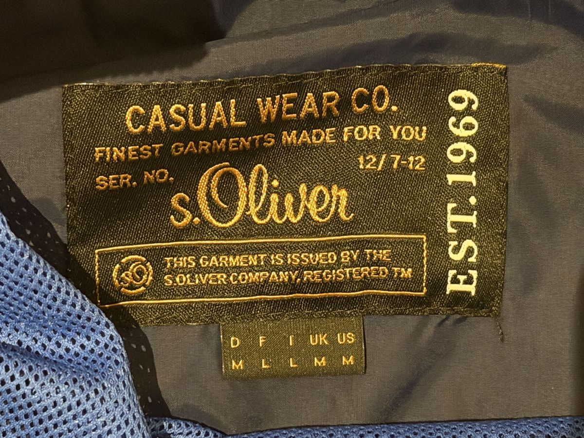 S.Oliver Giacche: Regenjacke S. Oliver, Retro, Grösse M/L – Usato da Zürich venduto da Sebi999 2