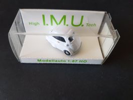 I.M.U.-Modellauto, M 1:87, BMW Isetta 300 weiß, neu mit OVP