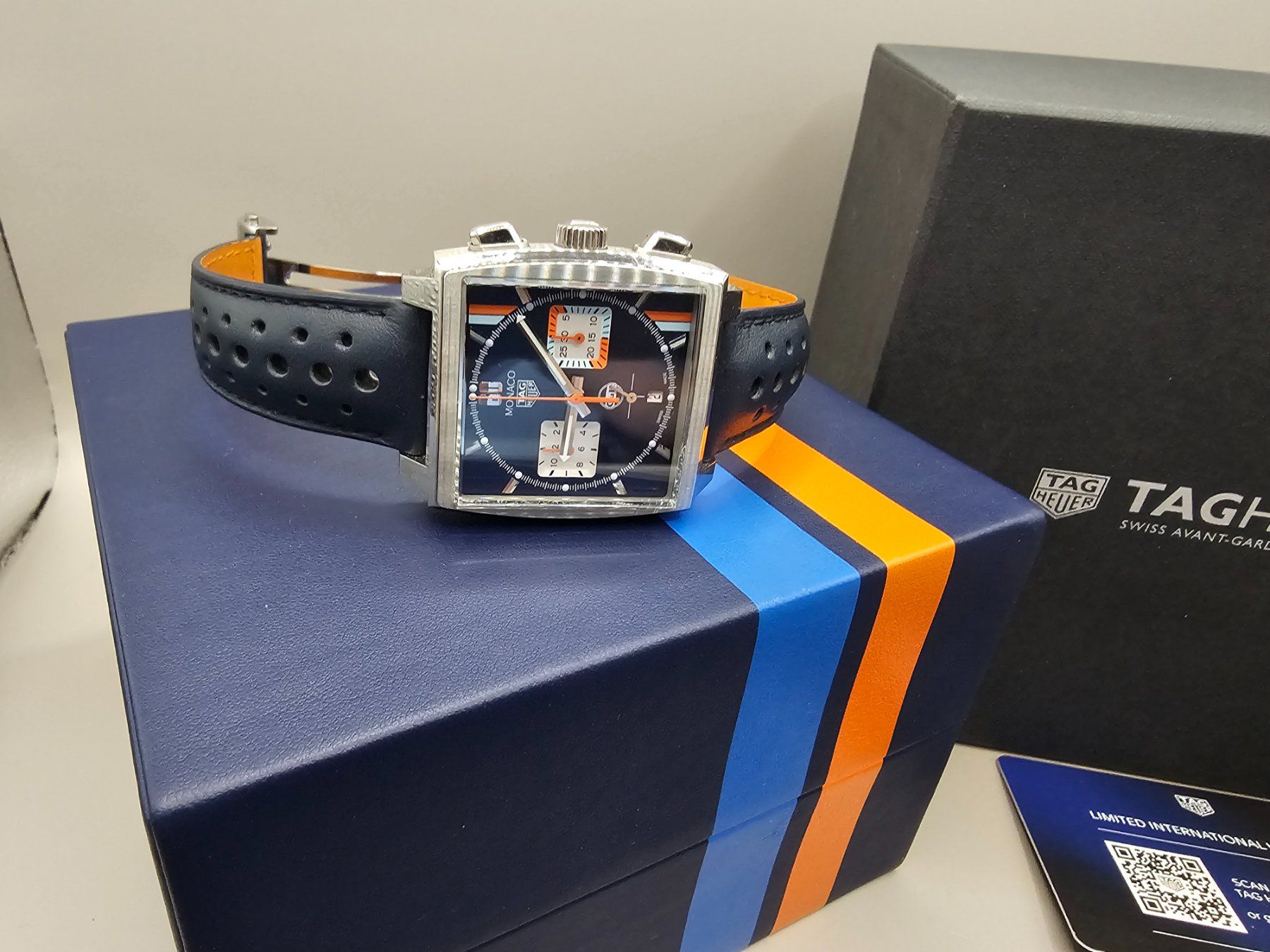 Tag Heuer Orologi: TAG HEUER Monaco Gulf Edition 2024 – Usato da Pampigny venduto da Calypso06 1