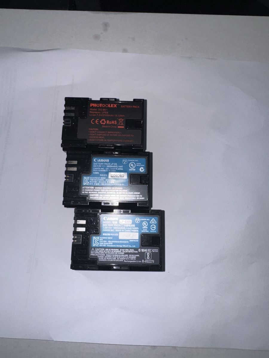 Canon Batterie: Canon LP-E6 Lithium-Ionen-Akku – Usato da Richterswil venduto da Memo8282 1