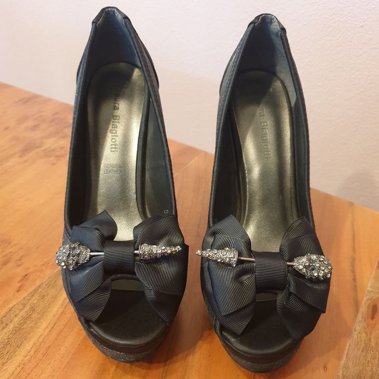 laura biagiotti high heel stiefel